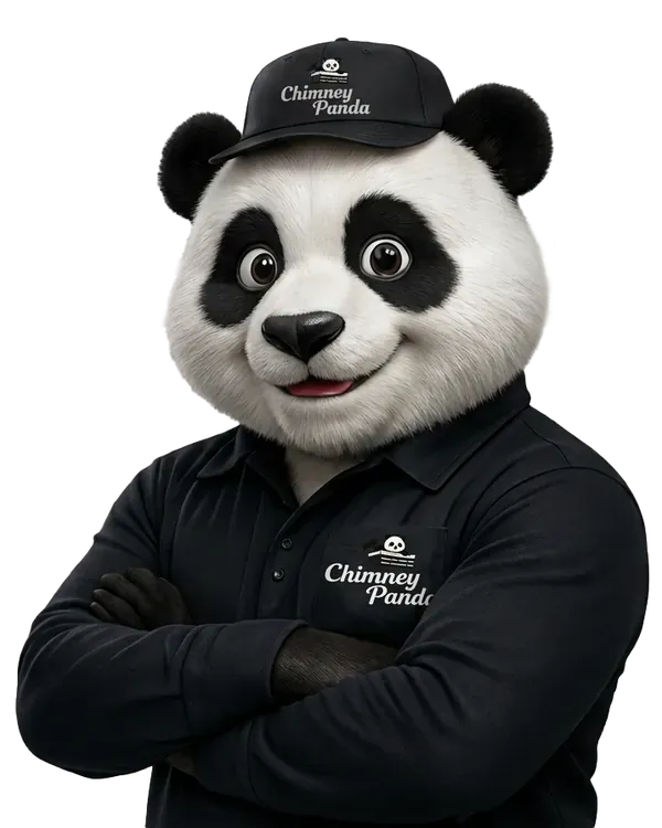 Chimney Panda Mascot